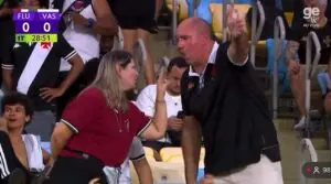 Casal bombou! Discussão de torcedores rivais com filho no Maracanã viraliza na internet em Fluminense x Vasco