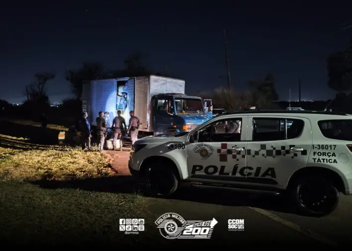 Caminhão interceptado na Anhanguera em Cordeirópolis transportava carga ilegal e medicamentos de origem duvidosa