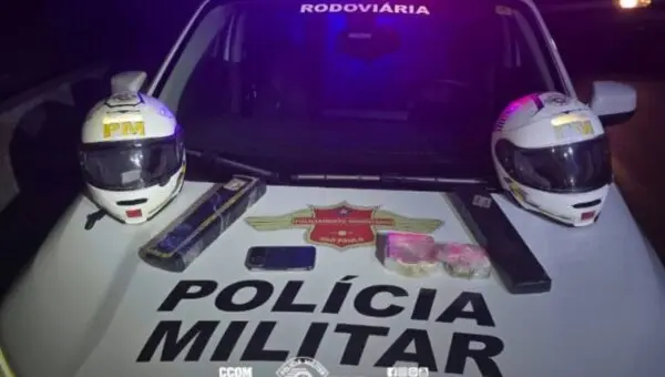 Motociclista é detido com quase 2,4 quilos de drogas após perseguição no Rodoanel Mário Covas