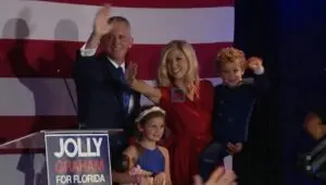 Jolly vinder demokratisk nominering til guvernør i Florida i USA