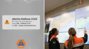 Defesa Civil de São Paulo emite alertas para chuva e rajadas em 24 regiões do estado
