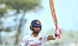 Jogador Dinesh Chandimal, do Sri Lanka, realiza exame preventivo após lesão
