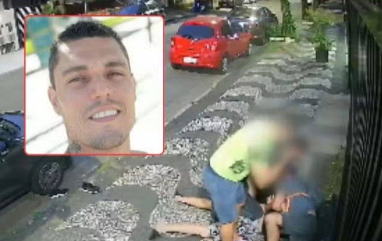 Douglas Pagliuca, de 40 anos, morreu asfixiado em Santos (SP) — Foto: Reprodução e Redes sociais