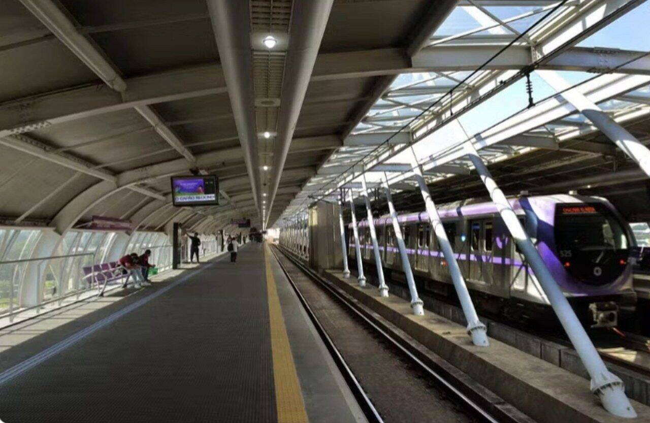 Estação Santo Amaro da Linha 5-Lilás - Foto: Divulgação/Viamobilidade