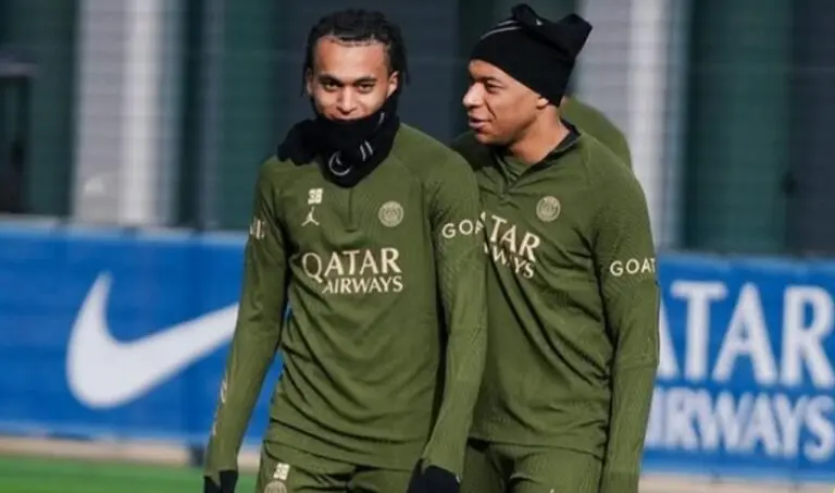 Ethan e Kylian Mbappé