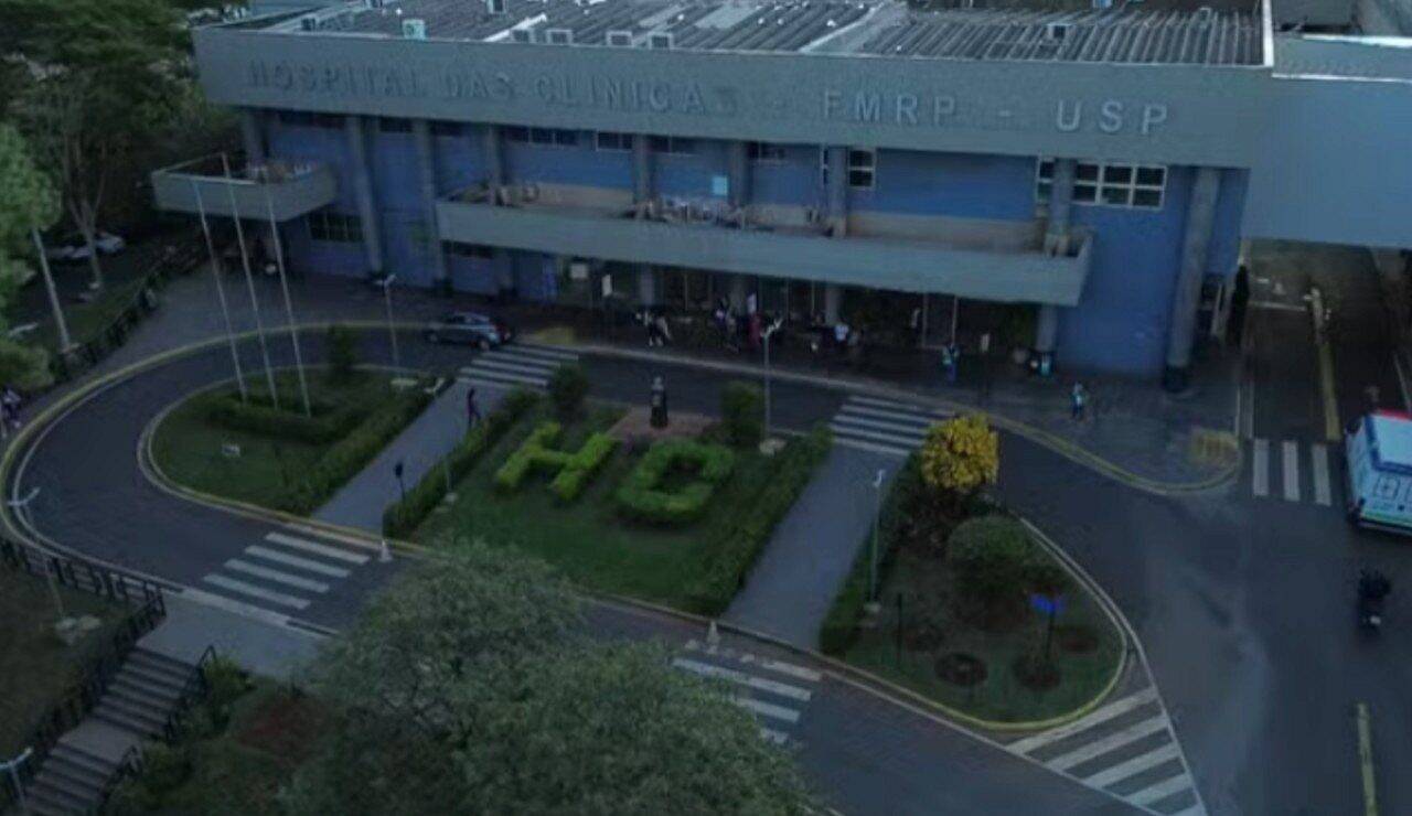 Fachada do Hospital das Clínicas de Ribeirão Preto - Foto: Reprodução EPTV