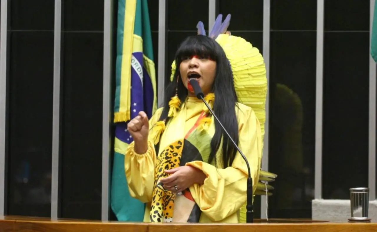 Célia: fundo cria fonte estável de recursos para valorização da língua indígena - Foto: Vinicius Loures / Câmara dos Deputados