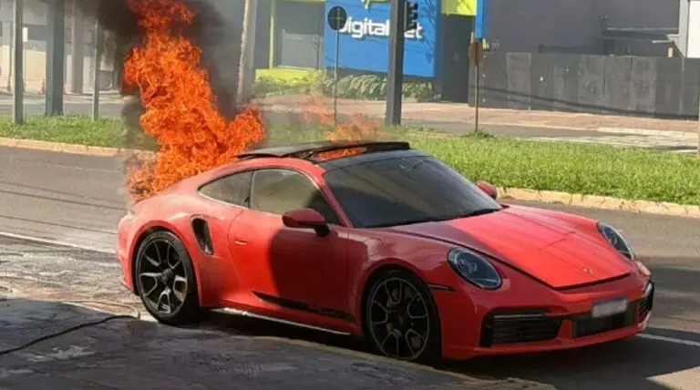 Incêndio Porsche