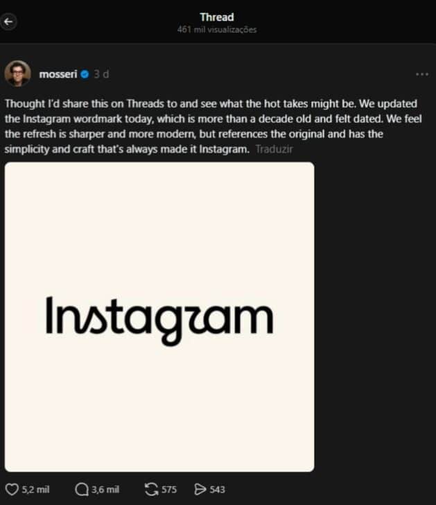 Instagramが新しい透かしを公開し、11枚/スレッド
