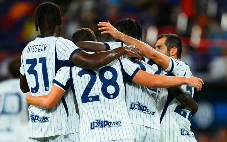 Inter comemoração do Gol Benjamin Pavard - X