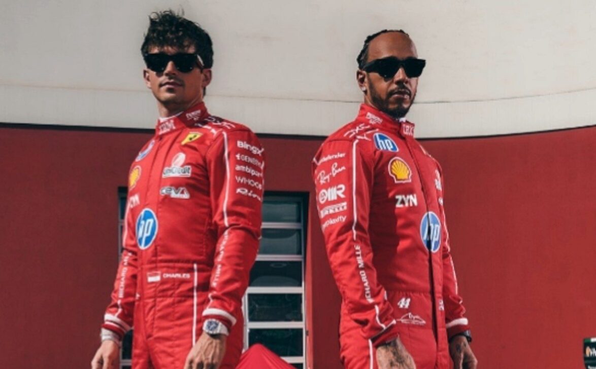 Leclerc e Hamilton - X/ScuderiaFerrari