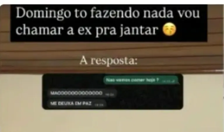 Livinho leva fora de ex