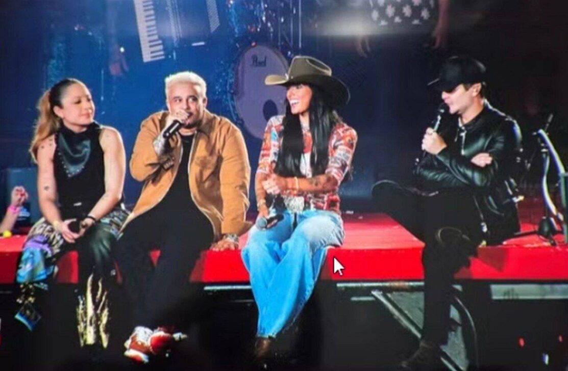 Mari Fernandez e Ana Castela participam do show de Matheus e Kauan na Festa do Peão de Barretos - Reprodução