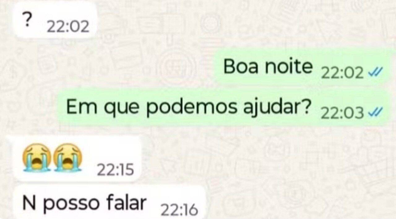 Menino de dez anos pediu ajuda por WhatsApp para a Patrulha Maria da Penha — Foto: Prefeitura de Cabo Frio