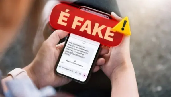 Mensagem fake sobre corte do benefício do INSS - Divulgação/Gov.br