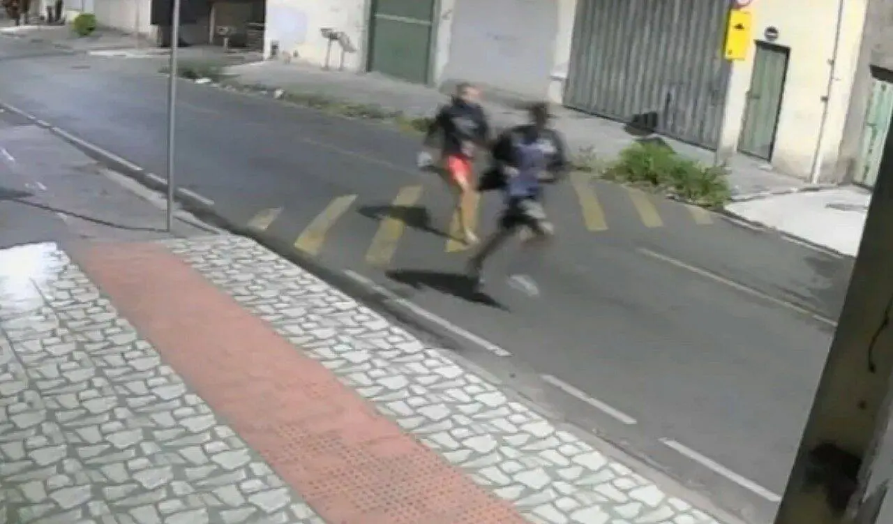 Momento do assalto - Imagens cedidas à Itatiaia