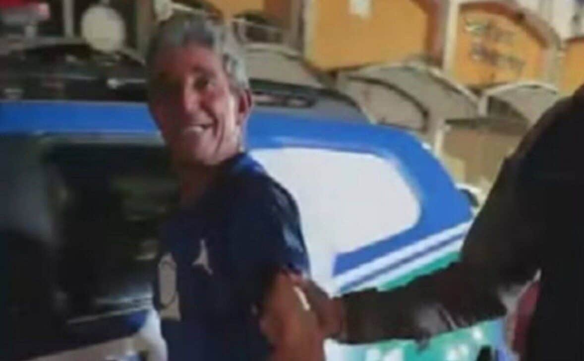 Motorista bêbado e sem CNH é preso após bater em poste em Anápolis - Reprodução/Tv Anhanguera