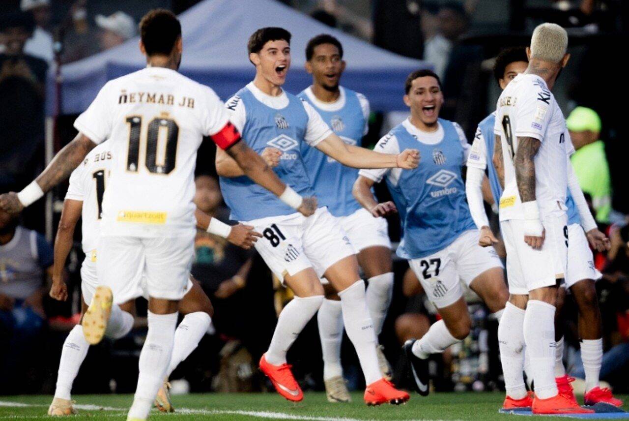 Neymar e Gabigol - X.com/ Santos