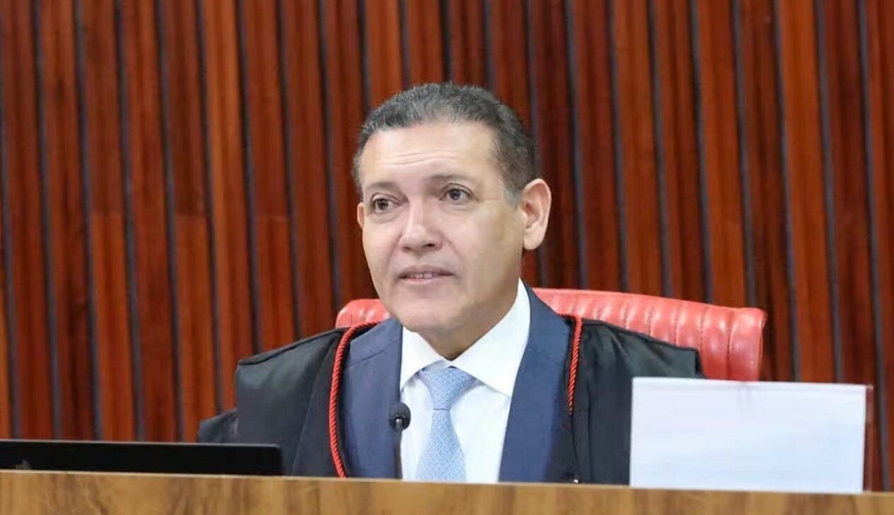 Nunes Marques em sessão plenária do TSE — Antonio Augusto/TSE
