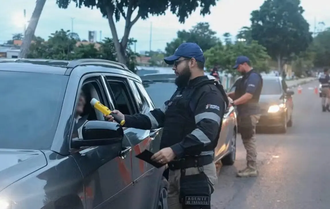 'Operação Lei Seca' — Divulgação/Detran-AM
