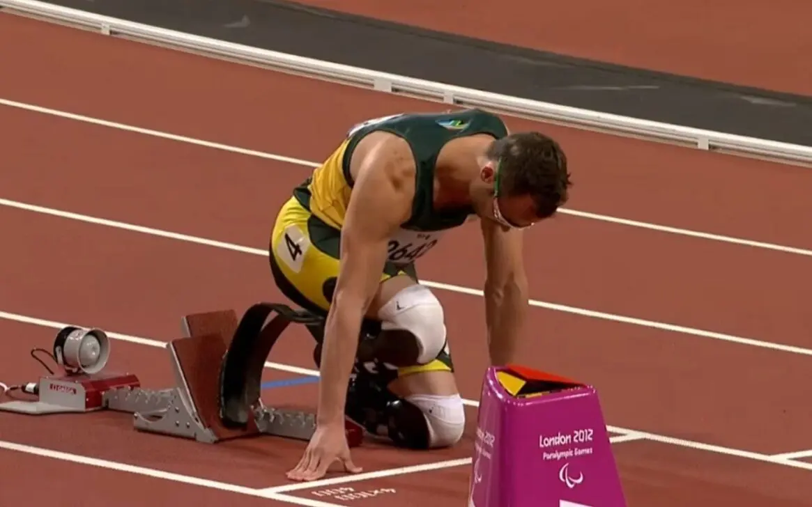 Oscar Pistorius - Reprodução/Tv Record
