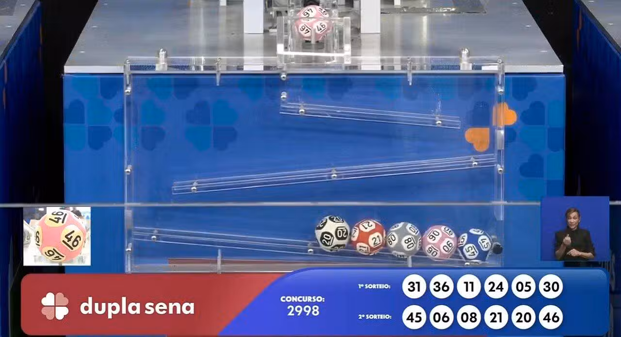 Resultado agora da Dupla Sena 2998
