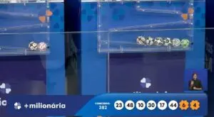 Resultado agora da +Milionária 382 com pagamento de R$ 85 milhões nas Loterias Caixa nesta terça-feira 18 de agosto – 23 – 48 – 10 – 30 – 17 – 44 – Trevos: 6 e 4