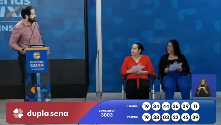 Resultado Dupla Sena 3003