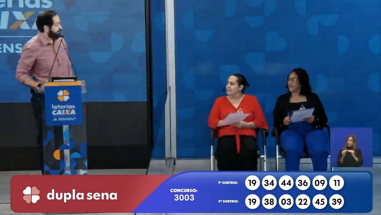 Resultado Dupla Sena 3003