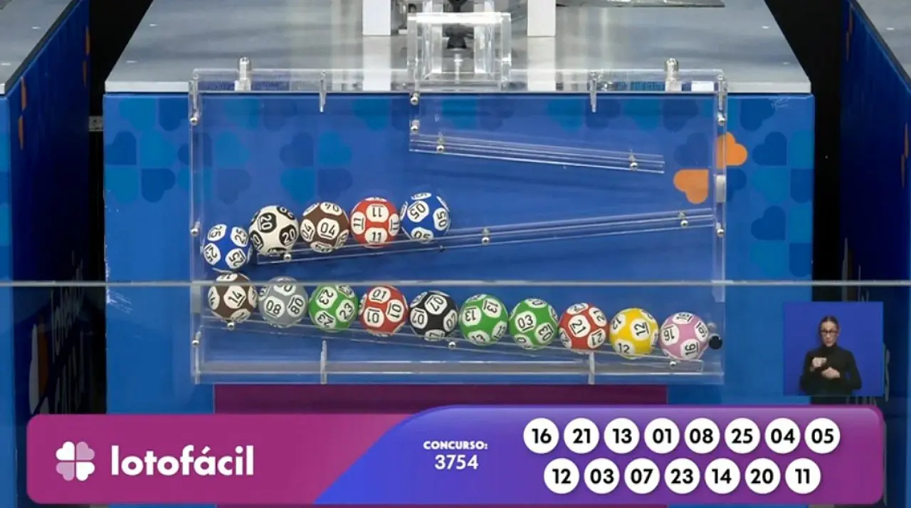 Resultado Lotofácil 3754