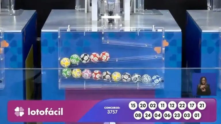 Resultado Lotofácil 3757