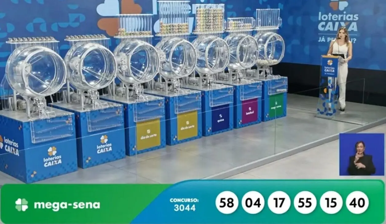 Resultado Mega sena 3044