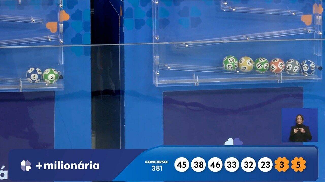 Confira as dezenas do concurso 381 da +Milionária que sorteia R$ 83 milhões neste domingo