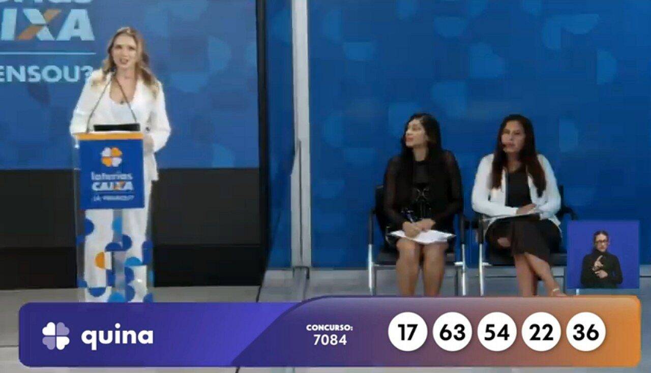 Números da Quina 7084 sorteiam prêmio de R$ 4,5 milhões nesta noite de loteria