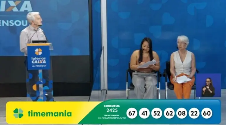 Resultado Timemania 2425