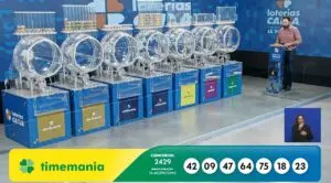 Resultado agora Timemania 2429 revela dezenas sorteadas e time do coração com R$ 8,3 milhões
