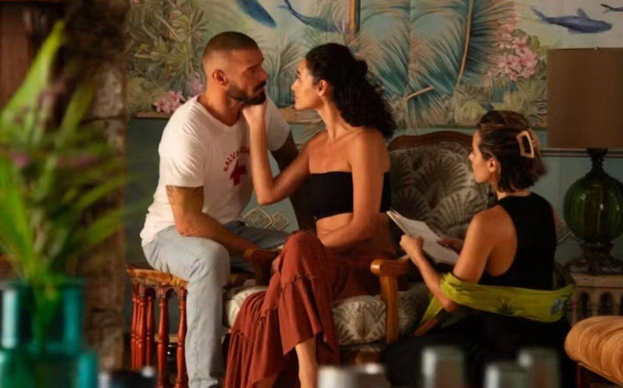 Ricky Martin e Débora Nascimento — Foto: Divulgaçã/Cinépolis Distribución