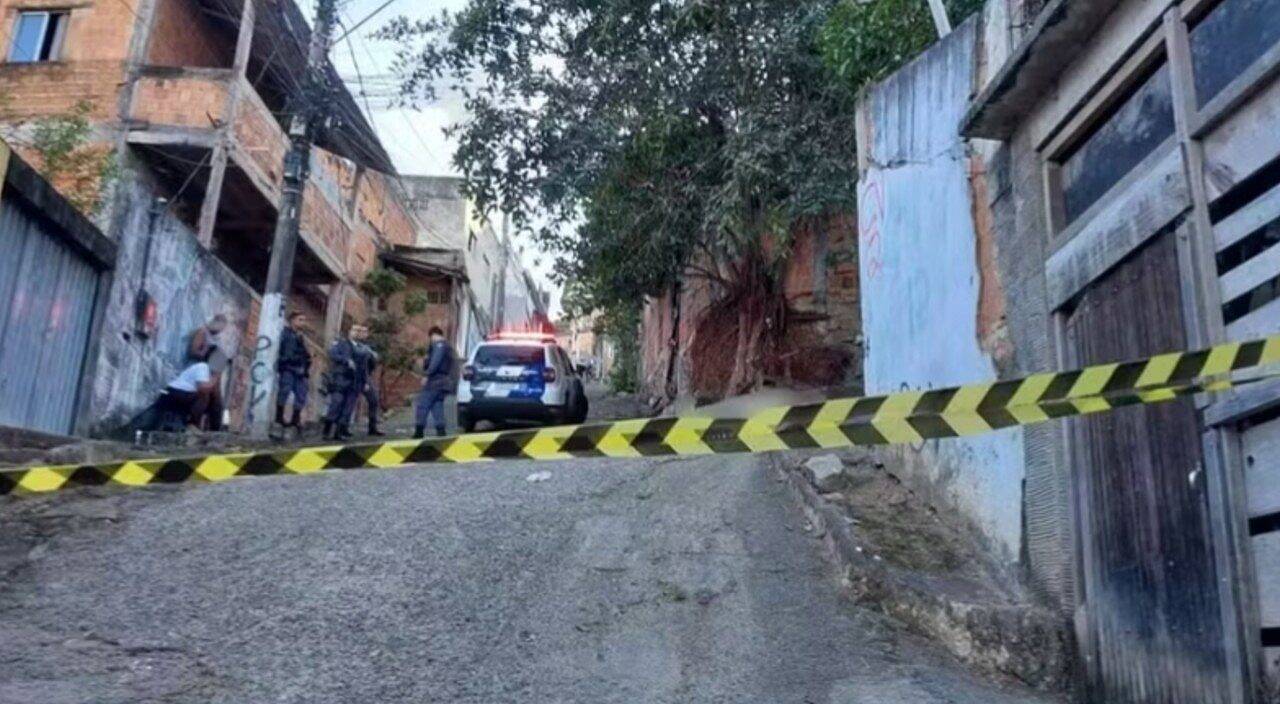 Rua em Vila Velha onde um das vítimas em situação de rua foi assassinada - Reprodução/Tv Gazeta