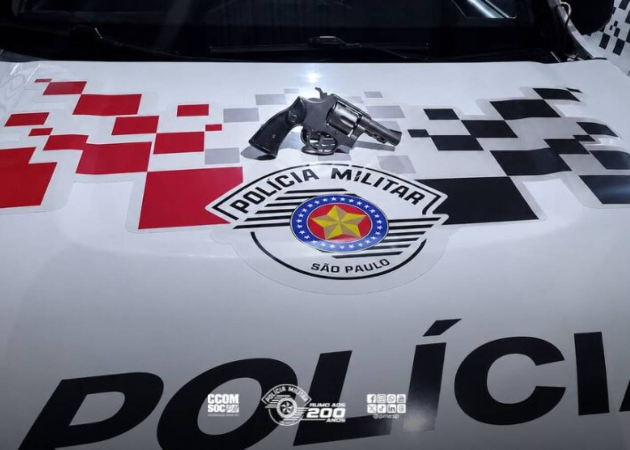 Operação da Força Tática em São José dos Campos resulta na detenção de suspeito com revólver .38 descaracterizado