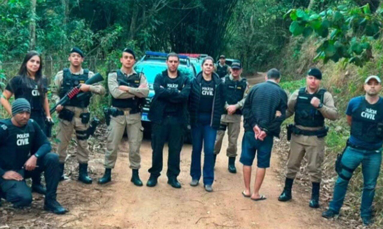 Suspeito de matar ex-sogro e balear ex-companheira em Jacareí (SP) é preso em Passa Quatro (MG) - Foto: Polícia Civil de Minas Gerais
