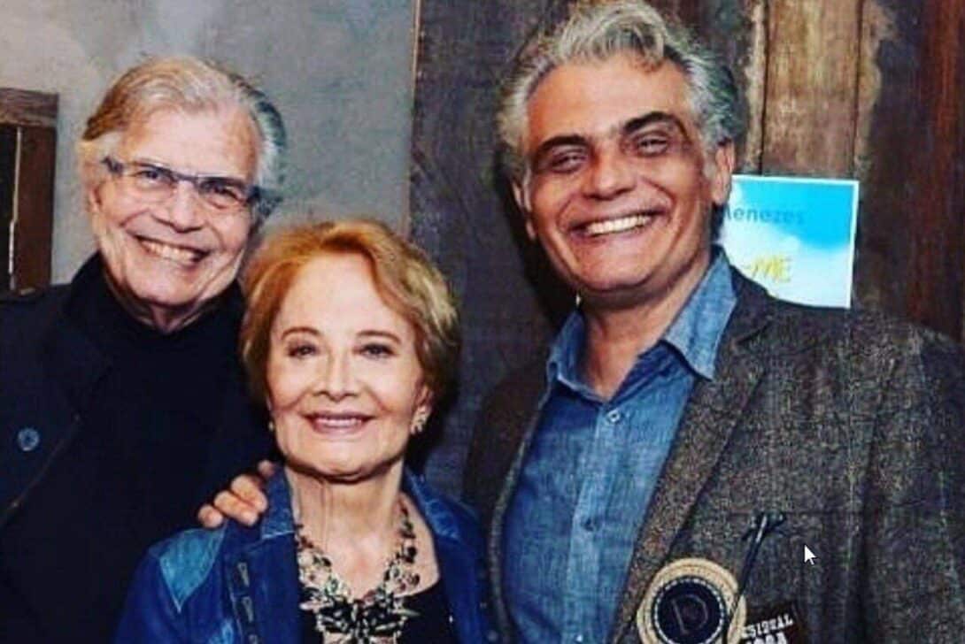 Tarcísio Pai e Filho e e Glória Menezes - instagram