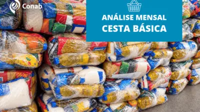 Conab registra queda do custo da cesta básica em 25 capitais no mês de agosto