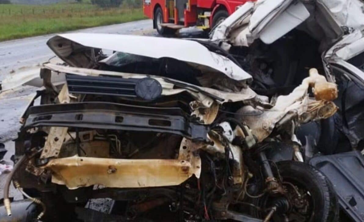 Acidente na BR-470 em Campos Novos mata dois jovens de 20 anos - Divulga&ccedil;&atilde;o