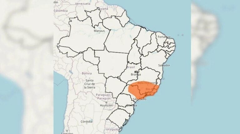 Alerta Laranja Inmet - reprodução