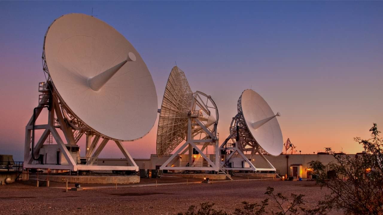 Antenas da Near Space Network - NASA
