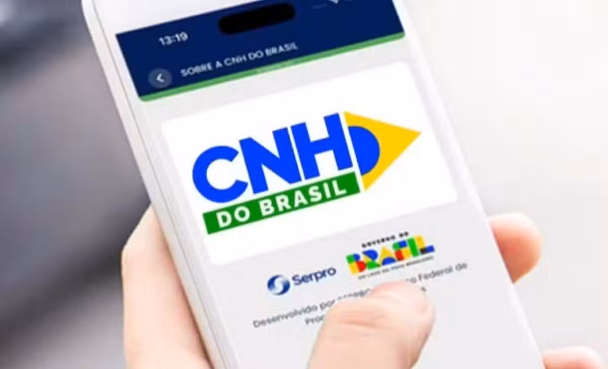 Aplicativo da CNH do Brasil - Divulgação / Serpro
