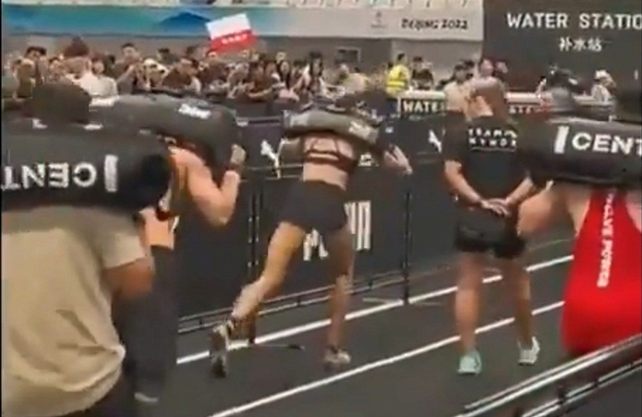 Atleta defeca durante corrida e Hyrox pede desculpas na China - reprodução