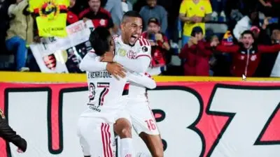 Bruno Henrique e Samuel Lino - X.com/ Flamengo