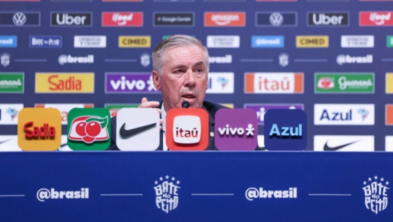 Carlo Ancelotti - Reprodução/Rafael Ribeiro/CBF