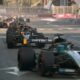 Chaos on the restart behind Russell - Divulgação F1
